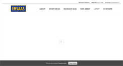 Desktop Screenshot of ehsaasfoundation.org
